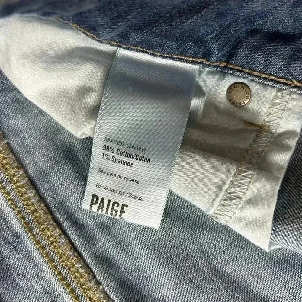 Paige Denim Jimmy Jimmy Rolled Cutt-off Jean Shorts Size‎ 31 - Picture 3 of 5